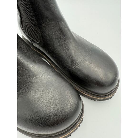 $200 Birkenstock Highwood Slip On Black Women's 7-7.5 Narrow (EU38N) - Picture 3 of 6